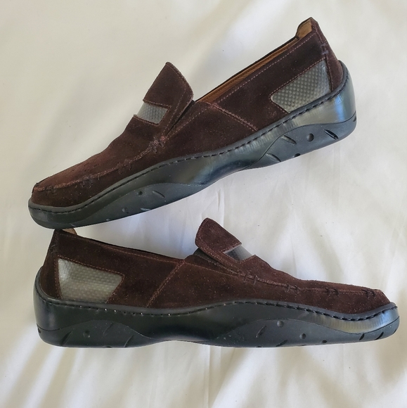 Luxury Michael Toschi Mens Slip on Suede Shoes. Size: 8. Excellent Condition - Picture 2 of 7